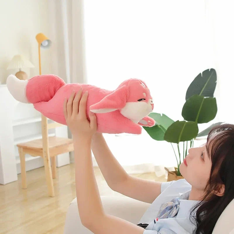 Kawaii Pink Fox Sakura Plushie — image 8