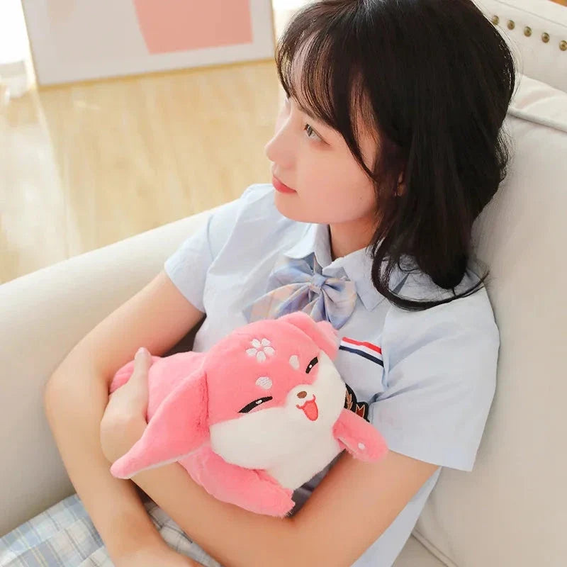 Kawaii Pink Fox Sakura Plushie — image 5