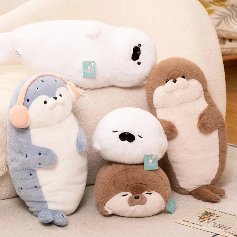 Kawaii Seal Plushie Family — image 2