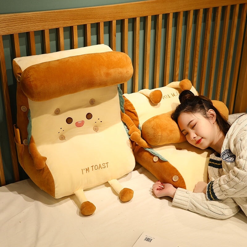 Kawaii Toasted Bread Back Support Plushie — image 7