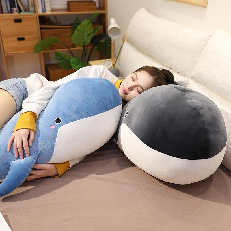 Blue Giant Kawaii Whale Plushie — image 2