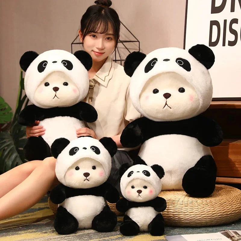 Kawaii White Bear Panda Outfit Plushie — image 12