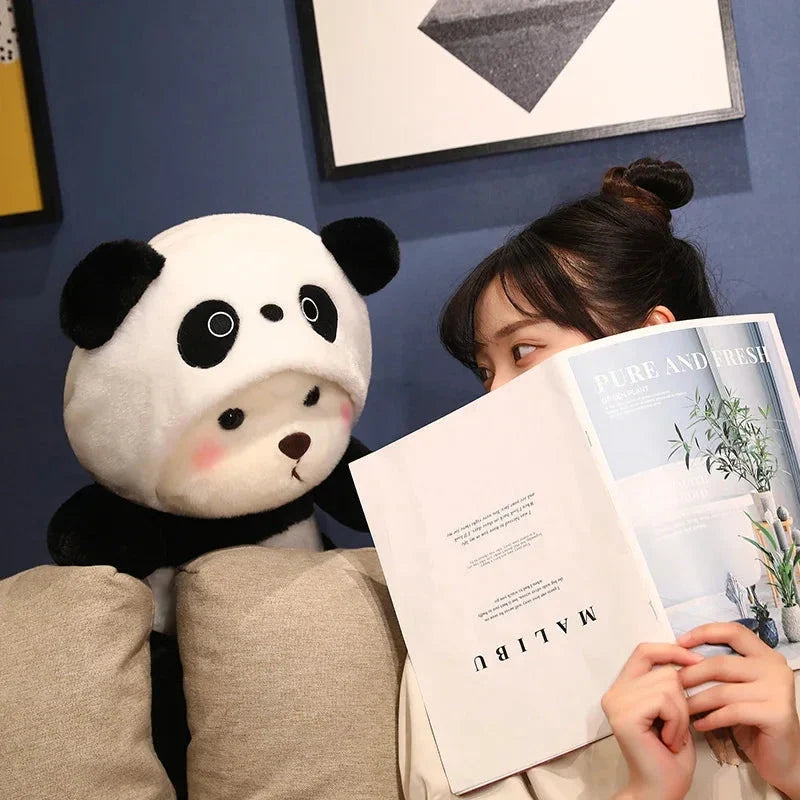 Kawaii White Bear Panda Outfit Plushie — image 10