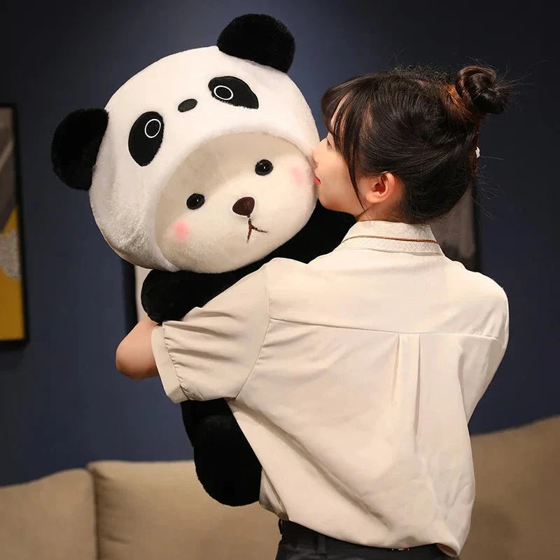 Kawaii White Bear Panda Outfit Plushie — image 13