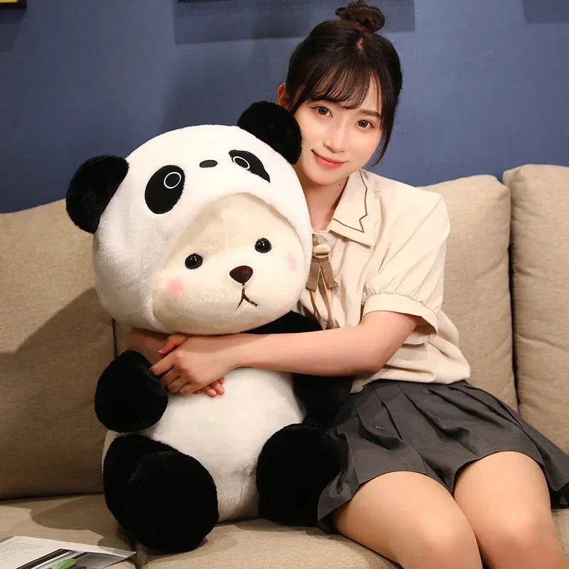 Kawaii White Bear Panda Outfit Plushie — image 6