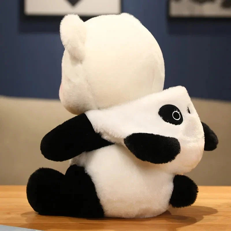 Kawaii White Bear Panda Outfit Plushie — image 5