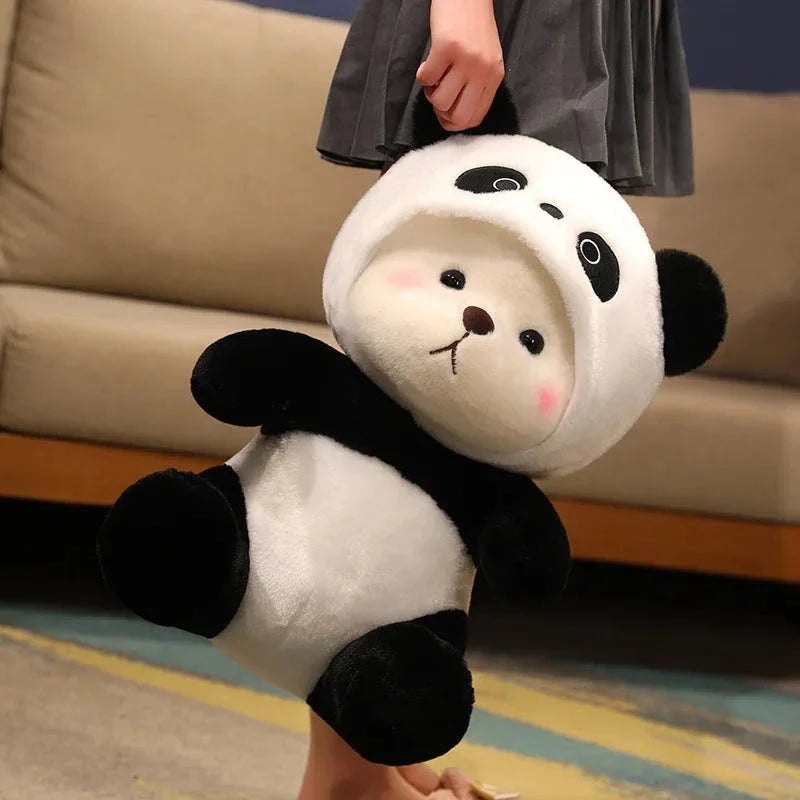 Kawaii White Bear Panda Outfit Plushie — image 14