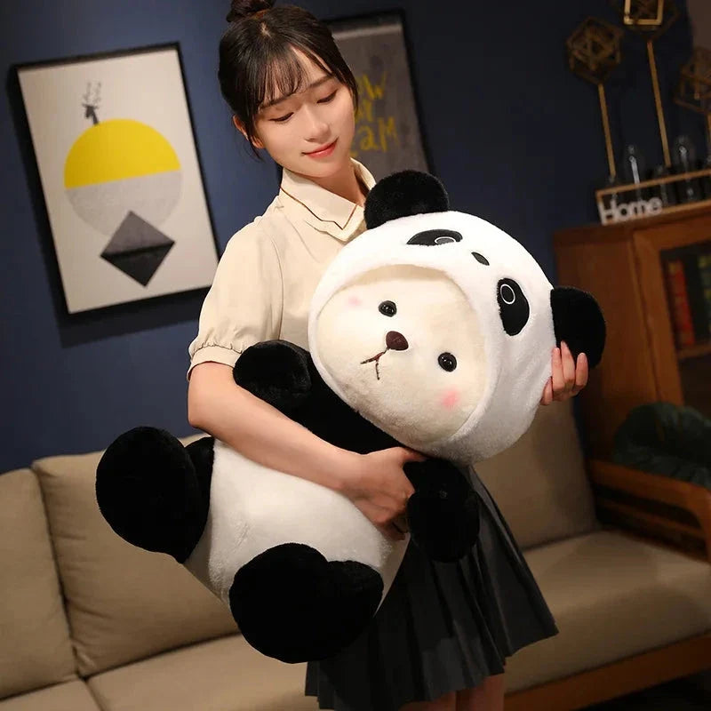 Kawaii White Bear Panda Outfit Plushie — image 15