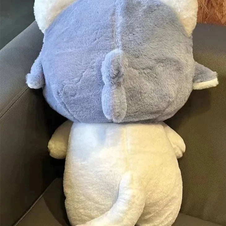 Kawaii White Cat Shark Hat Plushie — image 13