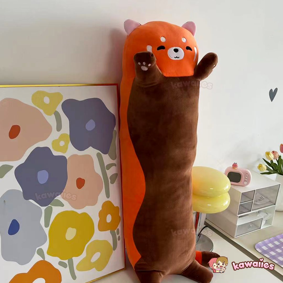 Kawaiies® Long Snuggly Chai Red Panda Axolotl Capybara Plushies — image 11