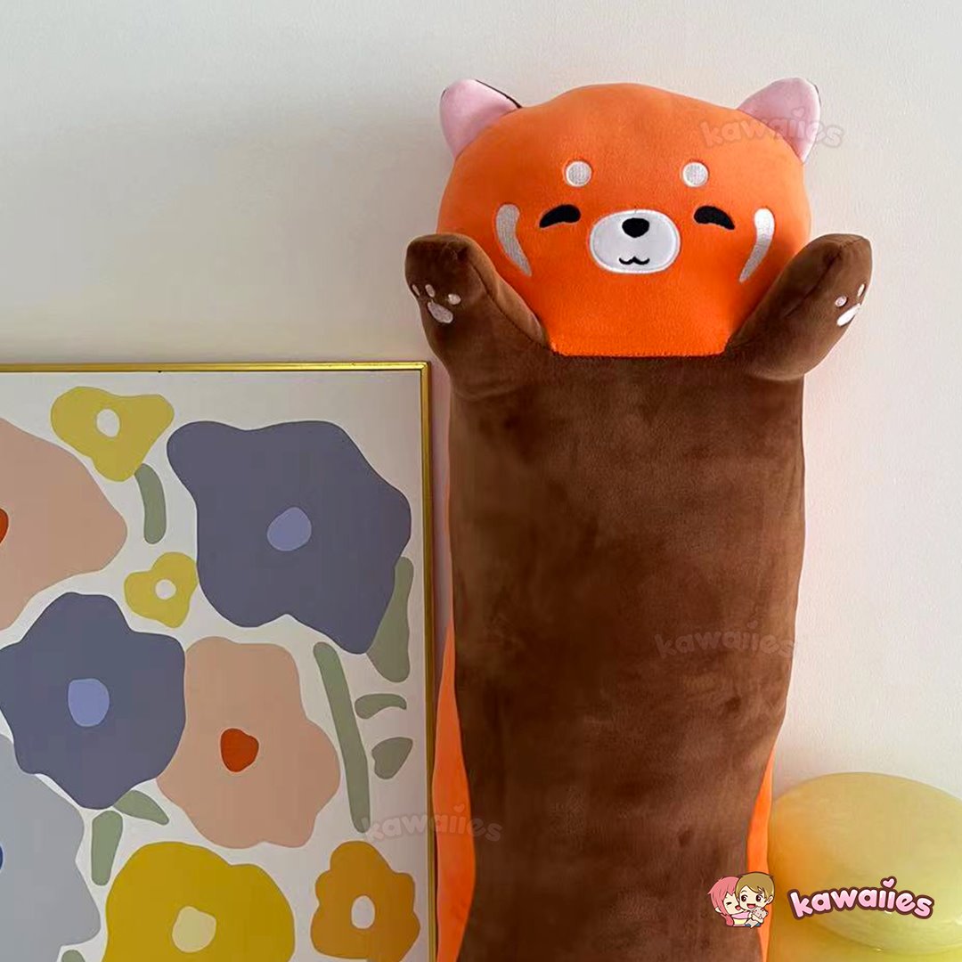 Kawaiies® Long Snuggly Chai Red Panda Axolotl Capybara Plushies — image 12