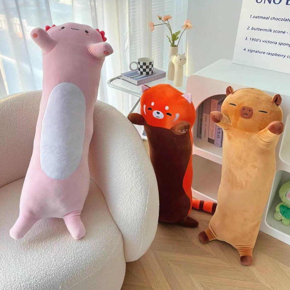Kawaiies® Long Snuggly Chai Red Panda Axolotl Capybara Plushies — image 9
