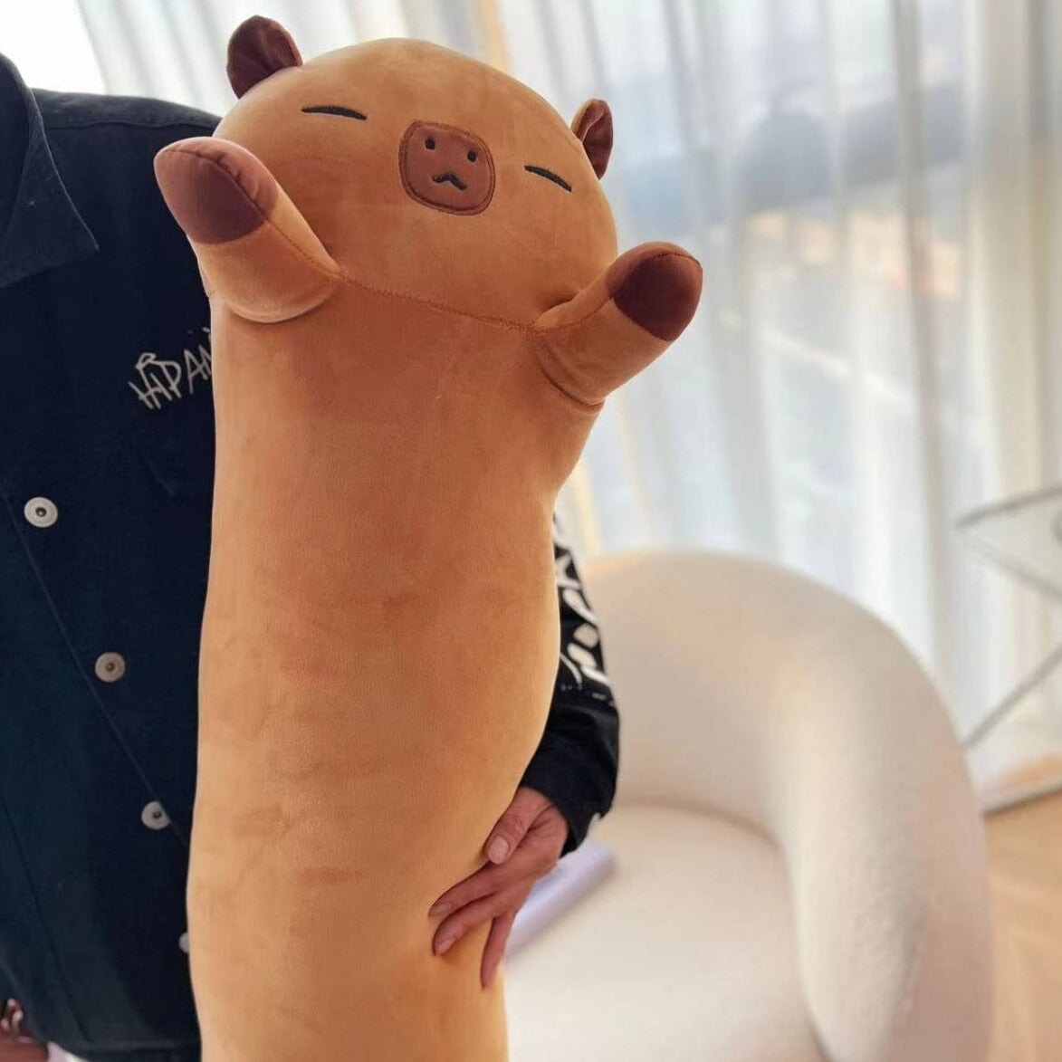 Kawaiies® Long Snuggly Chai Red Panda Axolotl Capybara Plushies — image 7