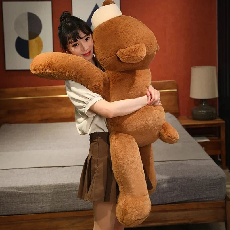 Kumo the Fluffy Brown Bear Plushie — image 2