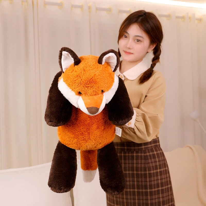 Laying Sloth and Fox Raccoon Crocodile Plushie Friends — image 9
