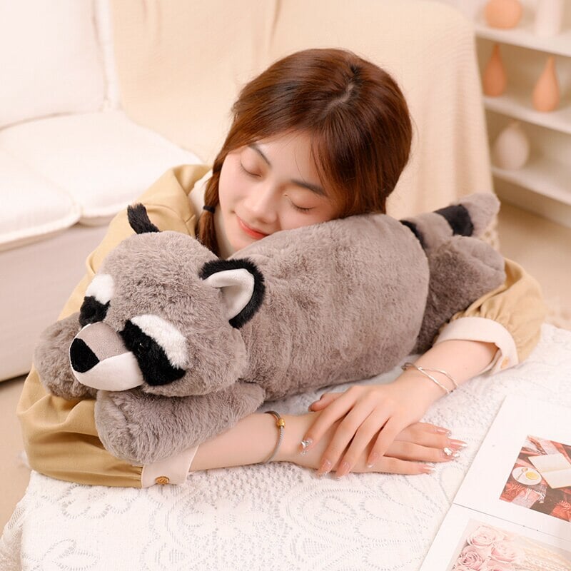 Laying Sloth and Fox Raccoon Crocodile Plushie Friends — image 13