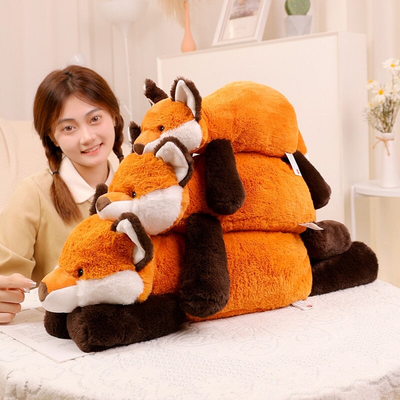Laying Sloth and Fox Raccoon Crocodile Plushie Friends — image 8
