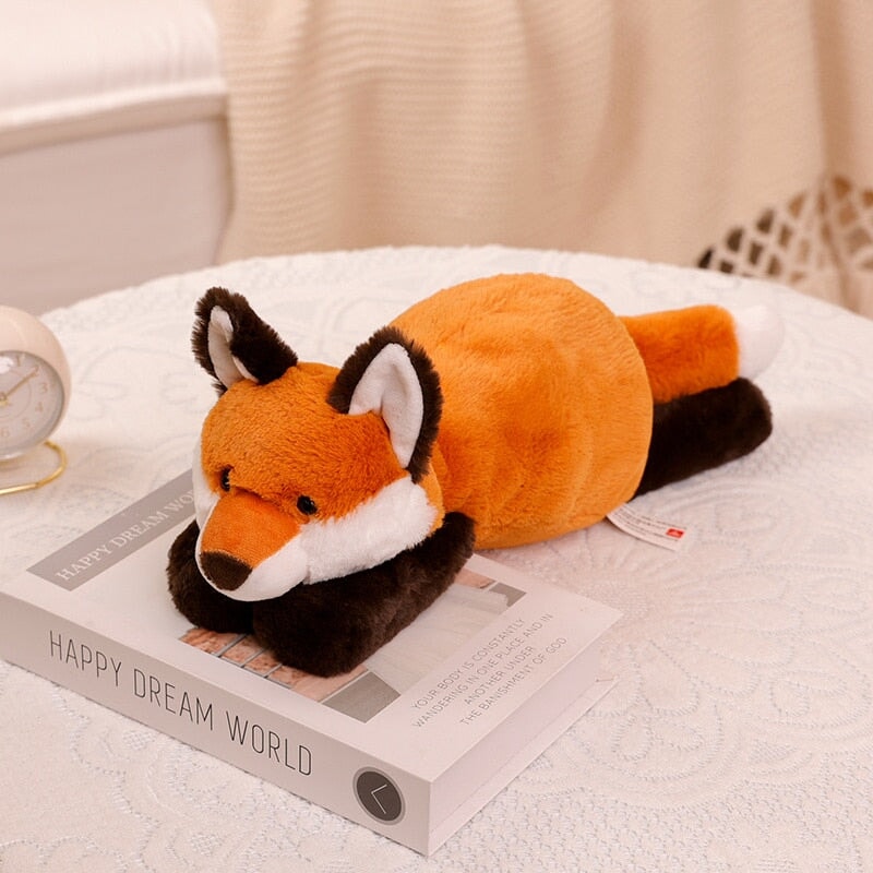 Laying Sloth and Fox Raccoon Crocodile Plushie Friends — image 5