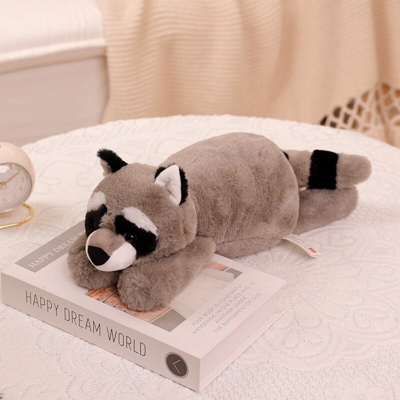 Laying Sloth and Fox Raccoon Crocodile Plushie Friends — image 3