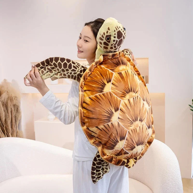 Lifelike Sea Turtle Plushies — image 7