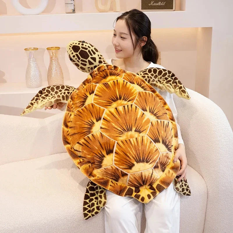 Lifelike Sea Turtle Plushies — image 8