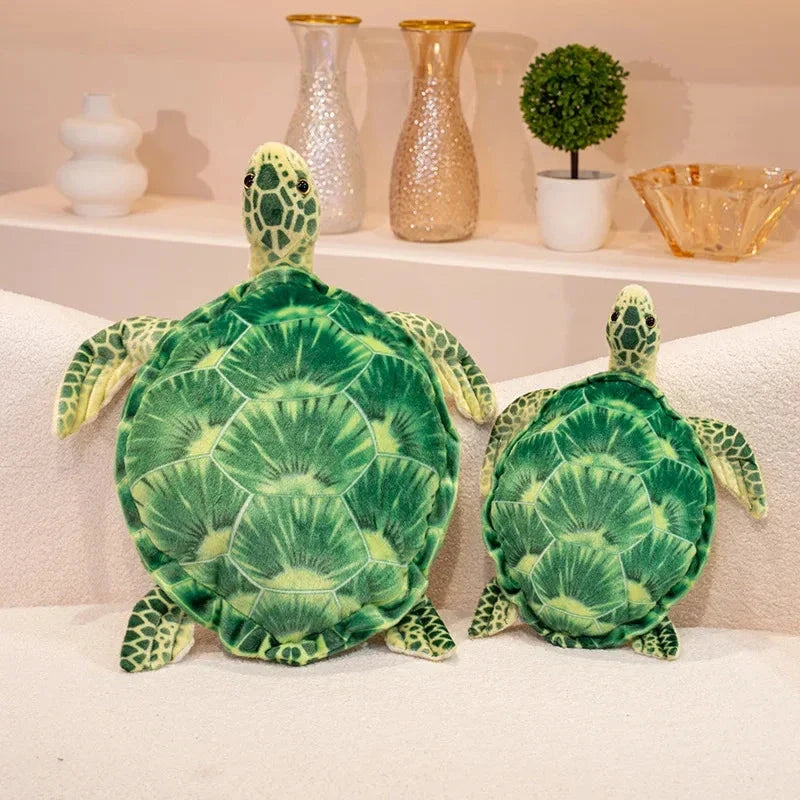 Lifelike Sea Turtle Plushies — image 4