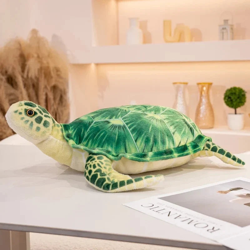 Lifelike Sea Turtle Plushies — image 10