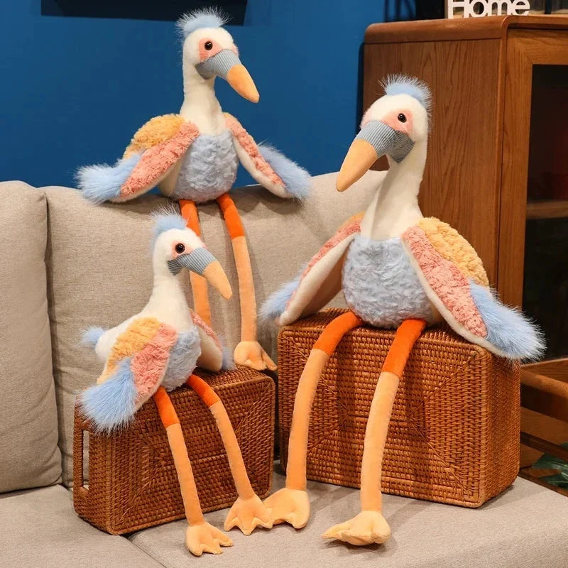 Lila the Long-legged Crane Plush — image 1