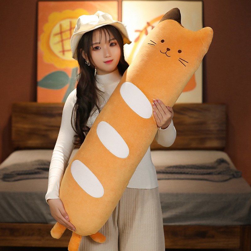 Long Baguette Cute Cat Bread Plushie — image 7
