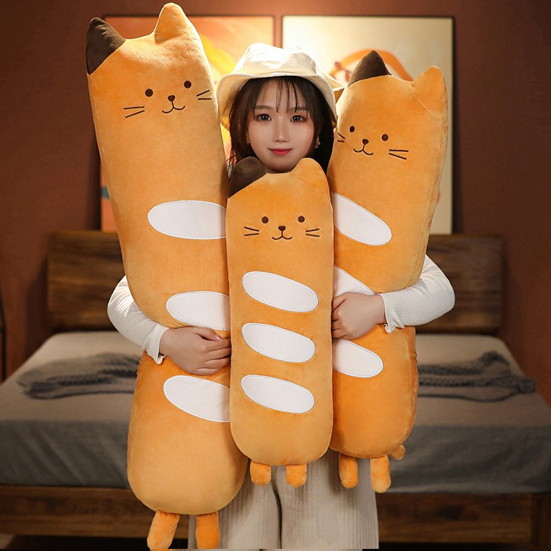 Long Baguette Cute Cat Bread Plushie — image 5