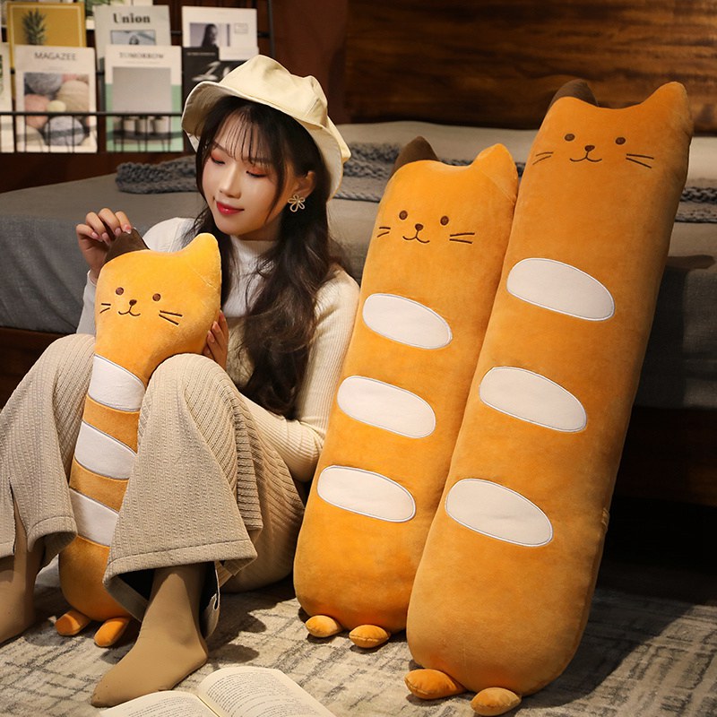 Long Baguette Cute Cat Bread Plushie — image 4