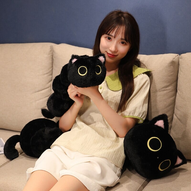 Long Fluffy Cat Caterpillar Plushies — image 14