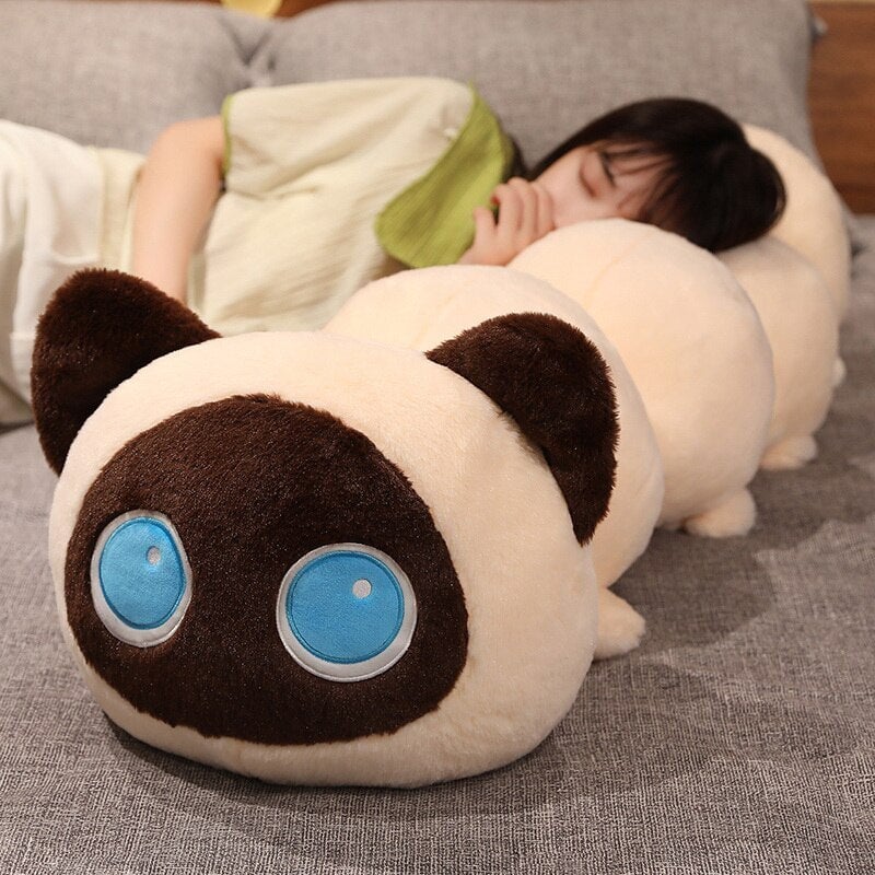 Long Fluffy Cat Caterpillar Plushies — image 11