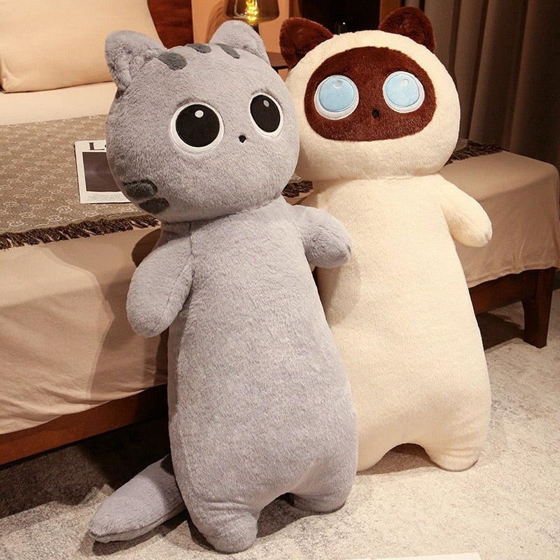 Long Fluffy Huge Cat Family Plushies — image 10