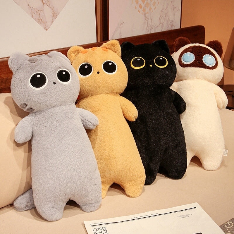 Long Fluffy Huge Cat Family Plushies — image 9