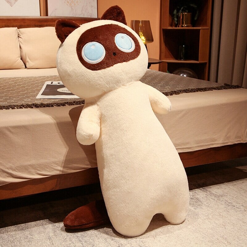 Long Fluffy Huge Cat Family Plushies — image 1