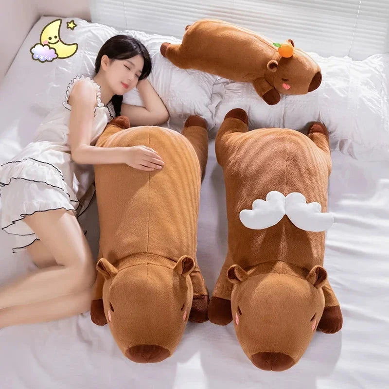 Long Kawaii Angel Capybara Plushies — image 5