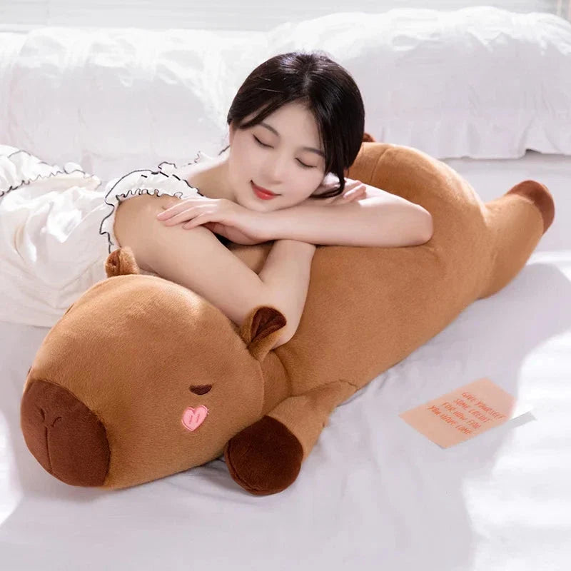Long Kawaii Angel Capybara Plushies — image 10