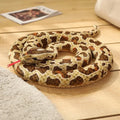 Long Realistic Brown Green Orange Snake Plushies — image 4