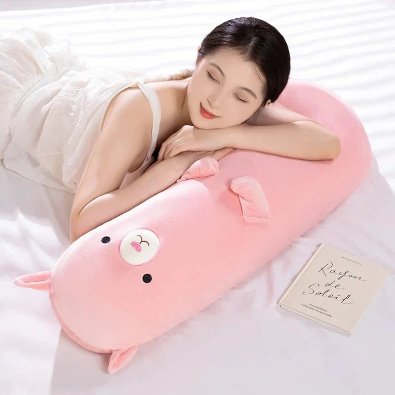 Long Snuggle Buddies Capybara Alpaca Pig Plushie — image 10