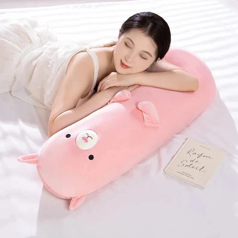 Long Snuggle Buddies Capybara Alpaca Pig Plushie — image 8