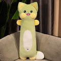 Long Snuggly Cat and Raccoon Plushies — image 1