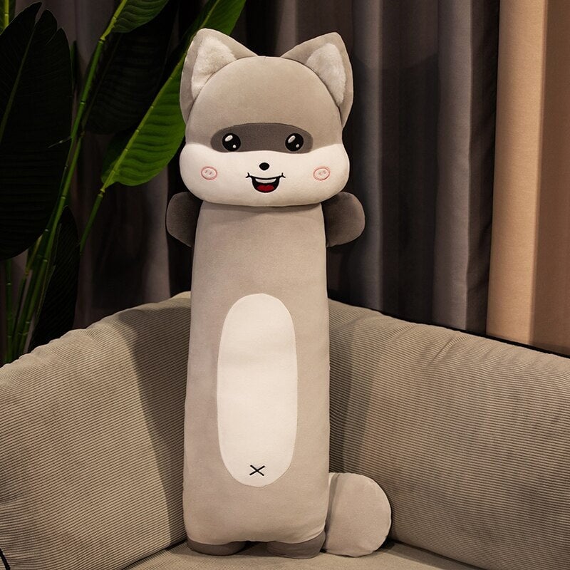 Long Snuggly Cat and Raccoon Plushies — image 13