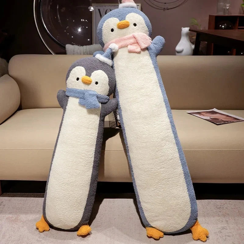 Long Snuggly Fluffy Penguin Plushies — image 3