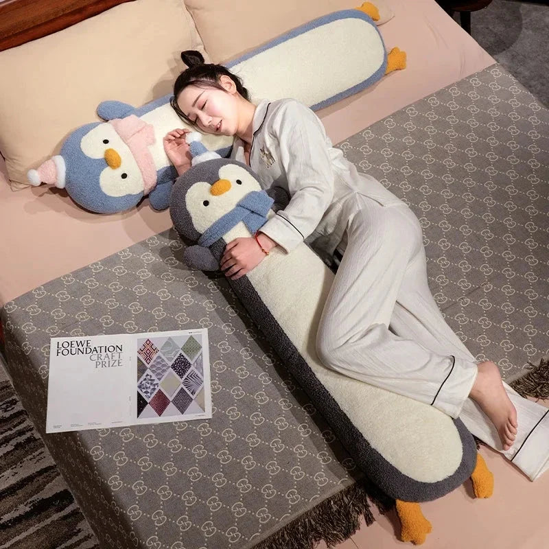 Long Snuggly Fluffy Penguin Plushies — image 8
