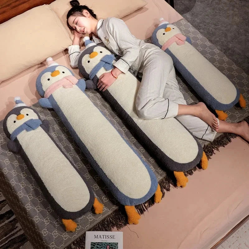 Long Snuggly Fluffy Penguin Plushies — image 9