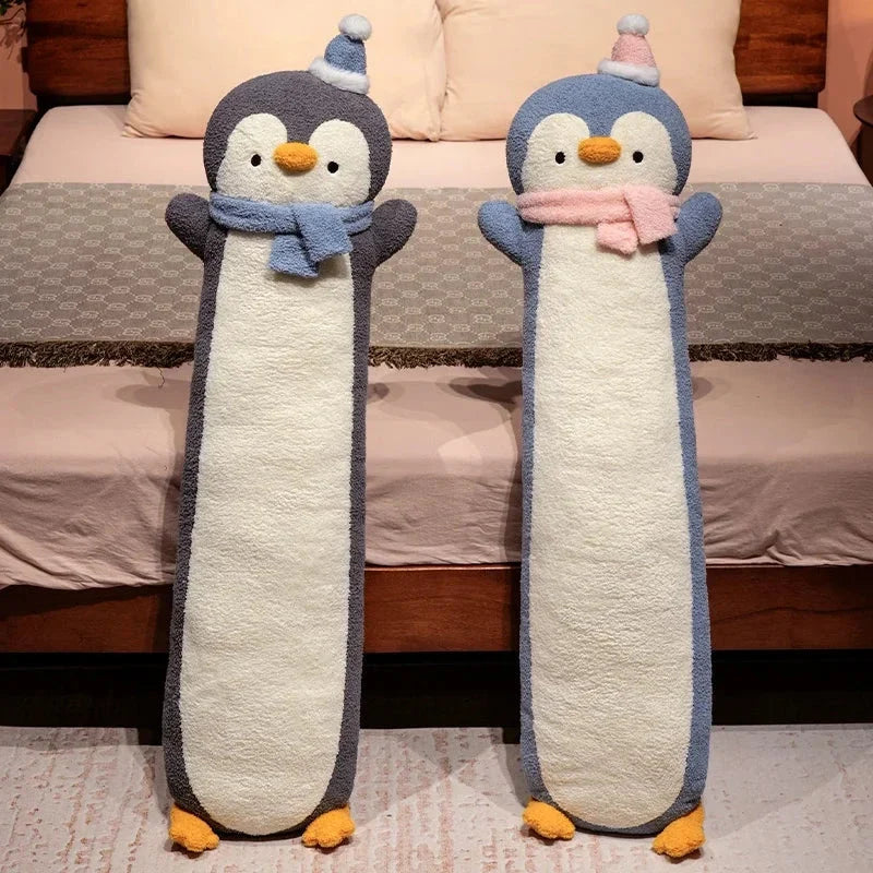 Long Snuggly Fluffy Penguin Plushies — image 12