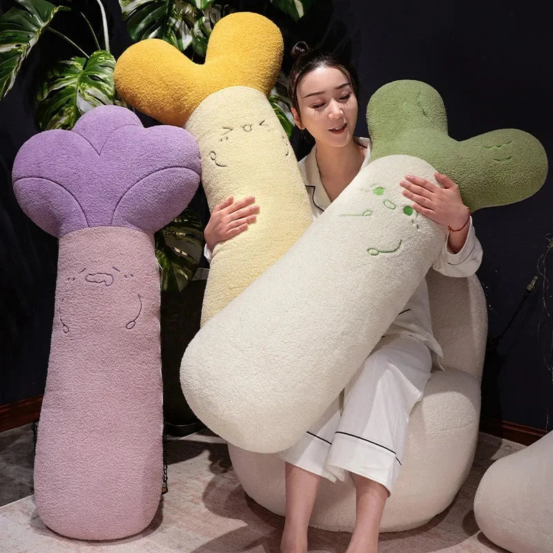 Long Snuggly Giant Vegetable Plushies — image 2