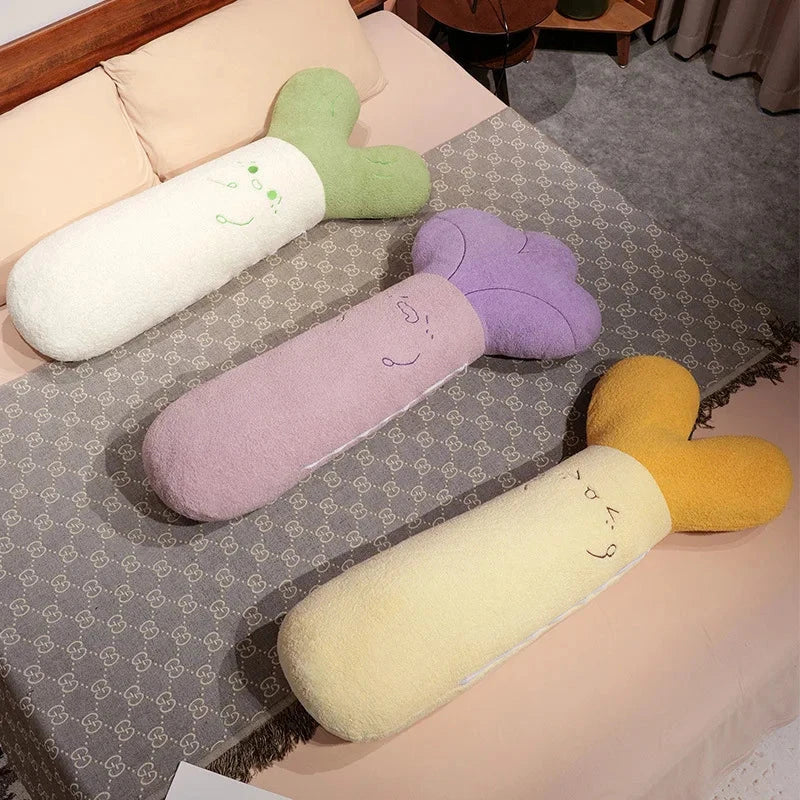 Long Snuggly Giant Vegetable Plushies — image 14