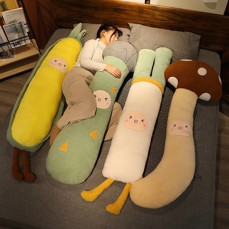 Long Snuggly Kawaii Vegetable Plushies — image 2
